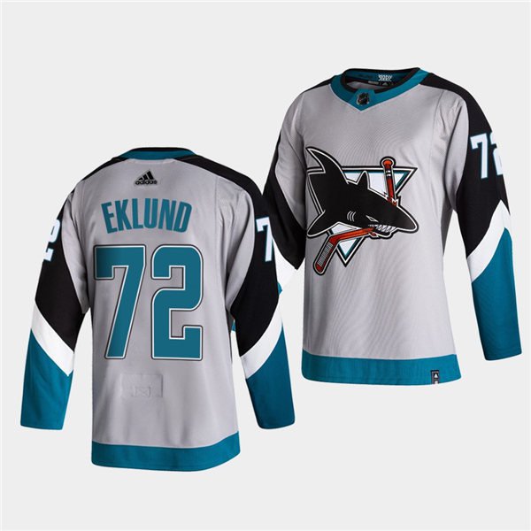 William Eklund San Jose Sharks #72 Teal Jersey 2021 NHL Draft - OKNCAASHOP