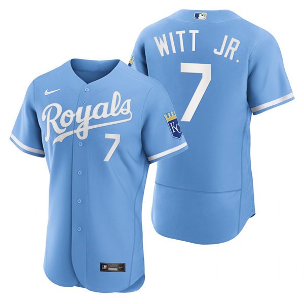 Bobby Witt Jr. #7 Kansas City Royals Navy 2022 City Connect Jersey