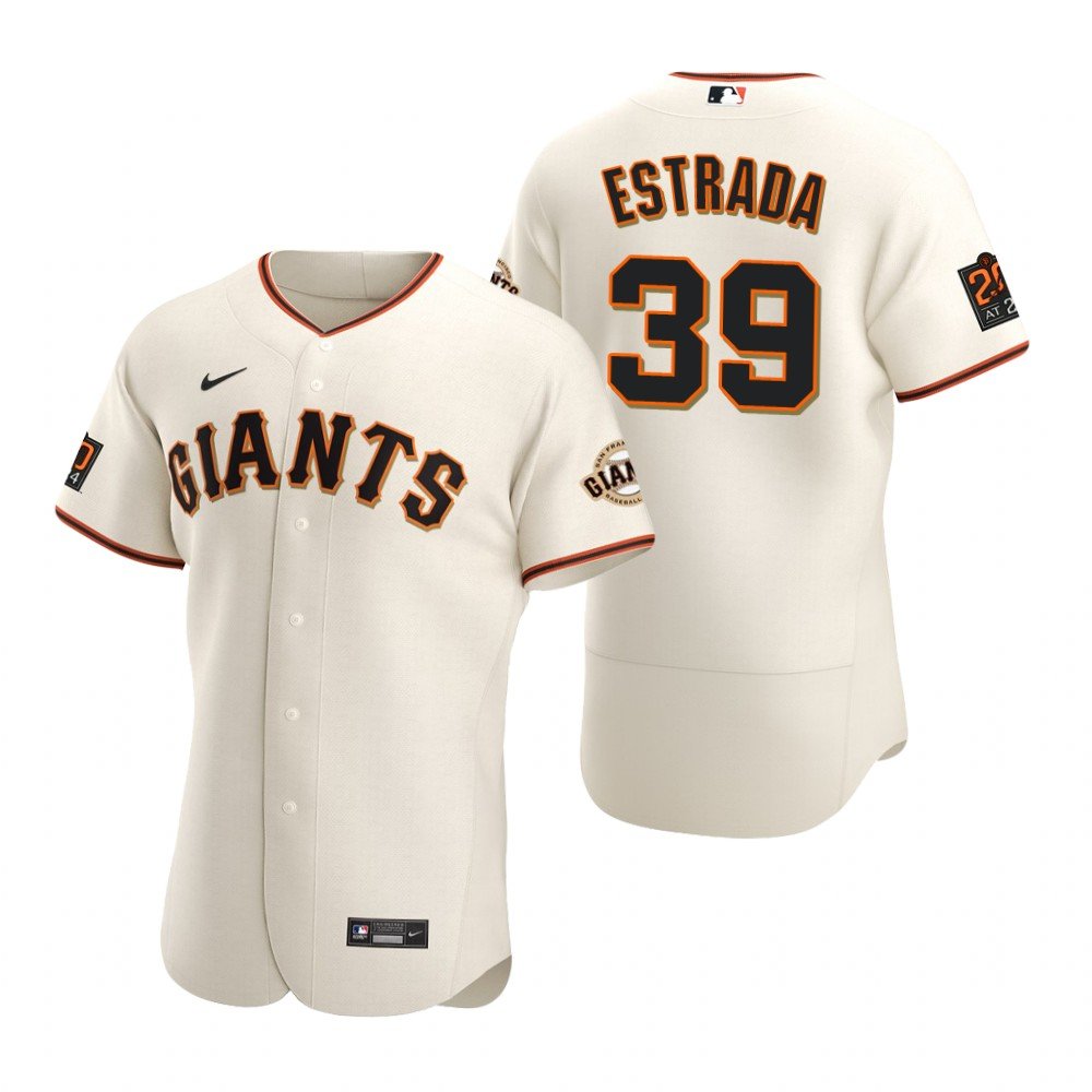 Thairo Estrada San Francisco Giants Home Cream Baseball Player Jersey —  Ecustomily