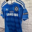 2012  Drogba 11 Chelsea CL Edition Final Munich Retro Soccer Jersey