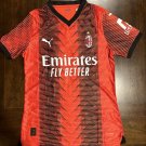 2324 Mens New  Christian Pulisic AC MilanHome Red Soccer Jersey