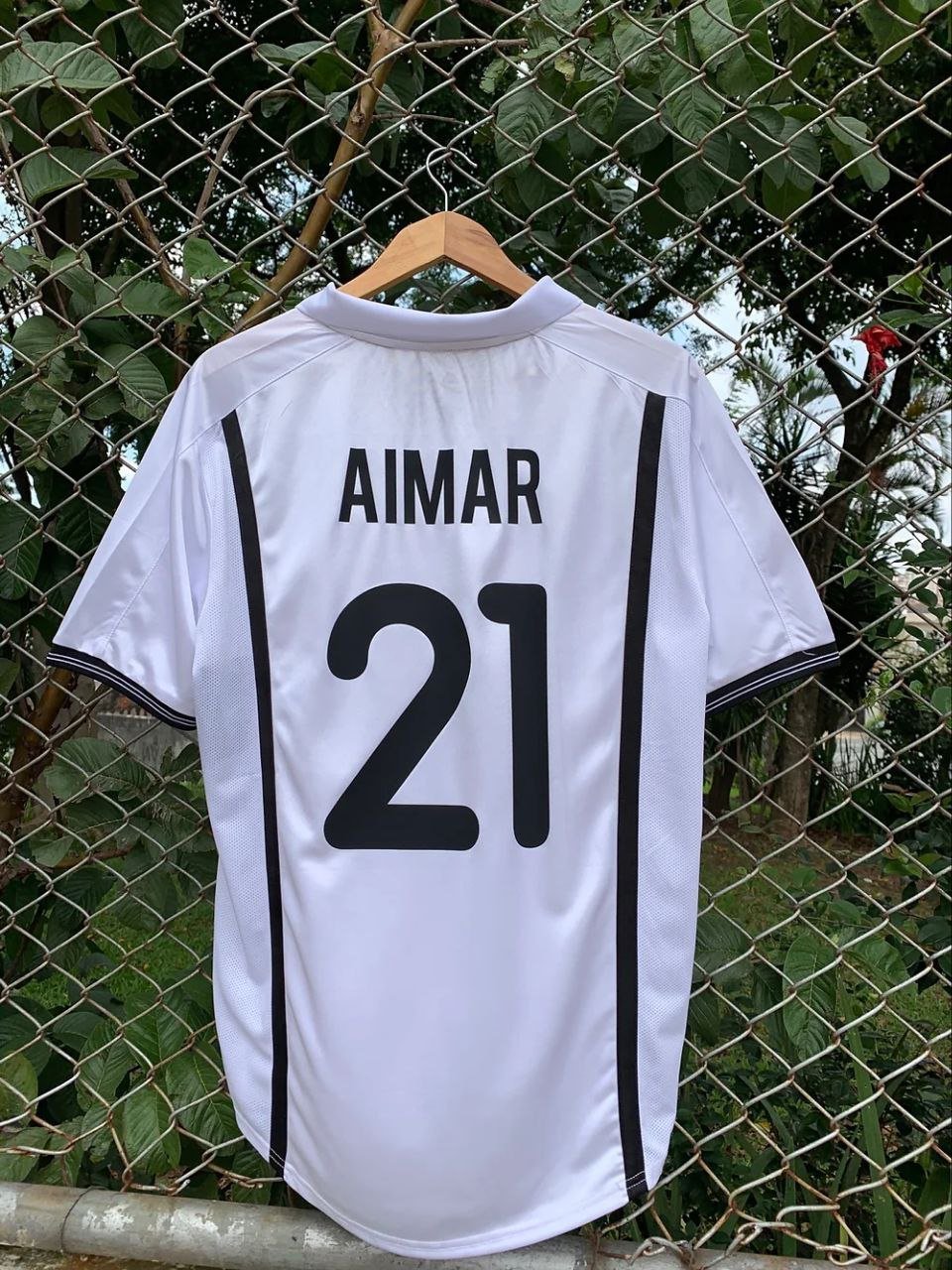 Aimar Valencia 2000 2001 Retro Jersey Home Soccer Retro Jersey