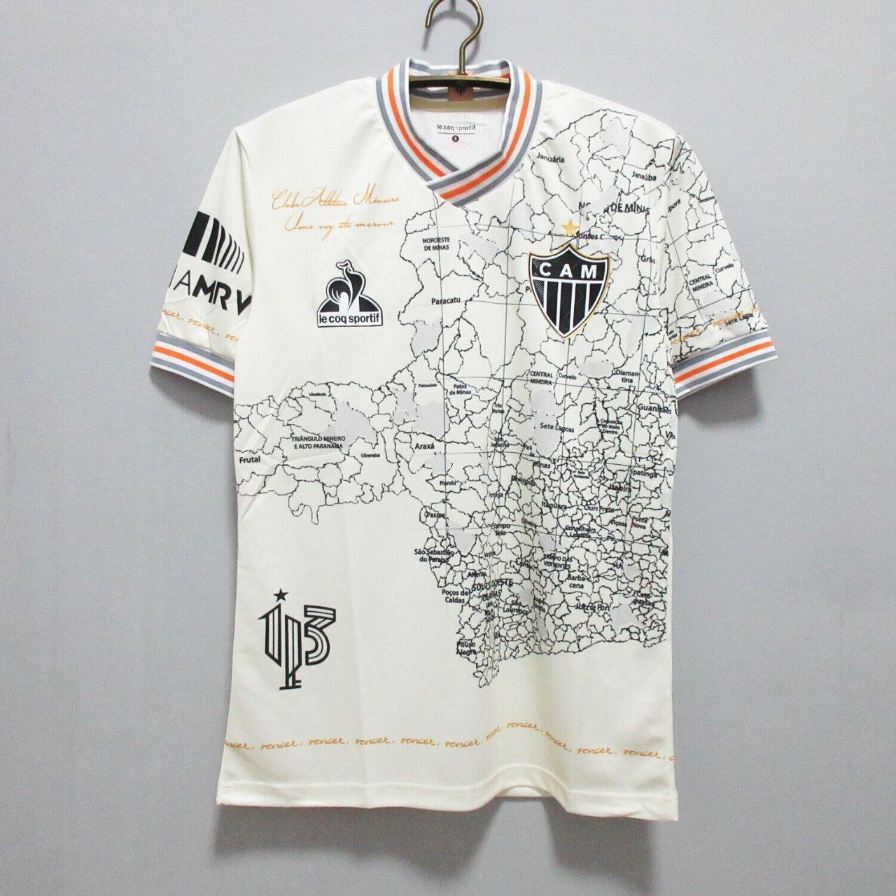 Atletico Mineiro Galo Retro Jersey 113th Anniversary Soccer Retro Jersey