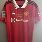 Casemiro #18 Manchester United Home Jersey. Carabao Cup Final