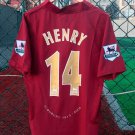 Henry Arsenal 2005 2006 Retro Jersey Home Soccer Retro Jersey Arsenal