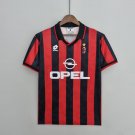 AC Milan 1995 96 jeresy Home Retor Soccer Shirt Men