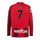 AC Milan 23 24 ADLI 7 Jersey Home Football Soccer long sleeves Jersey AC Milan