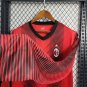 AC Milan 23 24 KJAER 24 Jersey Home Football Soccer long sleeves Jersey AC Milan