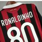 AC Milan Retro Jersey RONALDINHO 80 Home New Soccer Jersey AC Milan