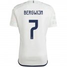 Ajax 23 24 BERGWIJN 7 Jersey Away Football Soccer Shirt Jersey Ajax_2