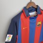 Barcelona 2003 04 Retro Jersey Home Long sleeve Soccer Jersey Barcelona 03 04