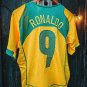 Brazil 2004 Ronaldo 9 Retro Jersey Home Soccer Retro Jersey Brazil_2