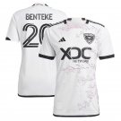 D.C United 23 24 BENTEKE 20 Jersey Away Soccer Jersey 2023 2024