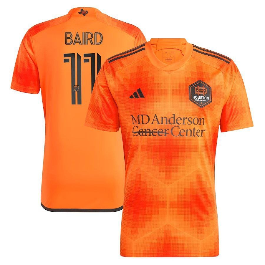 Houston Dynamo 23 24 BAIRD 11 Jersey Home Soccer Jersey Houston Dynamo 2023 2024