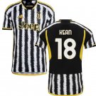 Juventus Jersey KEAN 18 Home New 23 24 Soccer Jersey