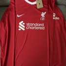 Liverpool 2023 2024 Jersey Long Sleeves Home Soccer Jersey 23 24