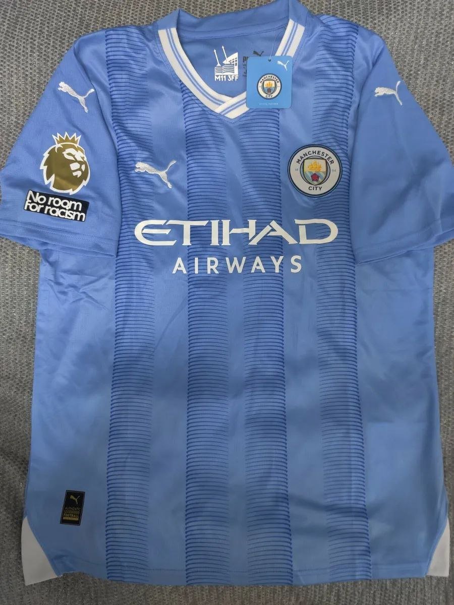 Manchester City 2023 2024 DE BRUYNE 17 Jersey Home Soccer Jersey 23 24_2