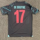 Manchester City 23 24 DEBRUYNE 17 Jersey Away Soccer Jersey 2023 2024_1