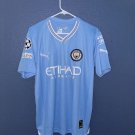 Manchester City 23 24 HAALAND 9 Jersey Home Soccer Jersey 2023 2024_1