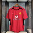 Manchester United 2002 04 M-U Home Retro Soccer Shirt Men's Jersey Retro Football_1