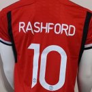 Manchester United 2022 2023 Rashford 10 Jersey Home Soccer Jersey M-U 22 23