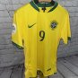 NEW Brazil 2006 Edition Home Kit Ronaldo 9 El Fen&Atilde;&sup3;meno Jersey Retro