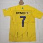 NEW Cristiano Ronaldo CR7 Al Nassr Yellow Soccer Jersey