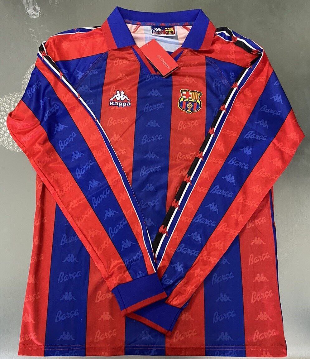 NEW Ronaldo 1996-97 Barcelona Jersey Retro