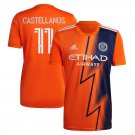 New York City 23 24 CASTELLANOS 11 Jersey Away Soccer Shirt Jersey New York City 2023 2024