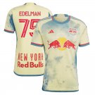 New York Red Bulls 23 24 EDELMAN 75 Jersey Away Men's Football Soccer Shirt Jersey 23 24