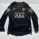 Ronaldo Manchester United 2008 Retro Jersey Away Soccer Retro Jersey Mun