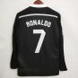 Ronaldo Real Madrid 2014 15 Retro Jersey Dragon Long Sleeves Away Soccer Retro Jersey