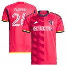 ST. LOUIS City 23 24 PARKER 26 Jersey Home Men's Football Soccer Shirt Jersey ST. LOUIS City