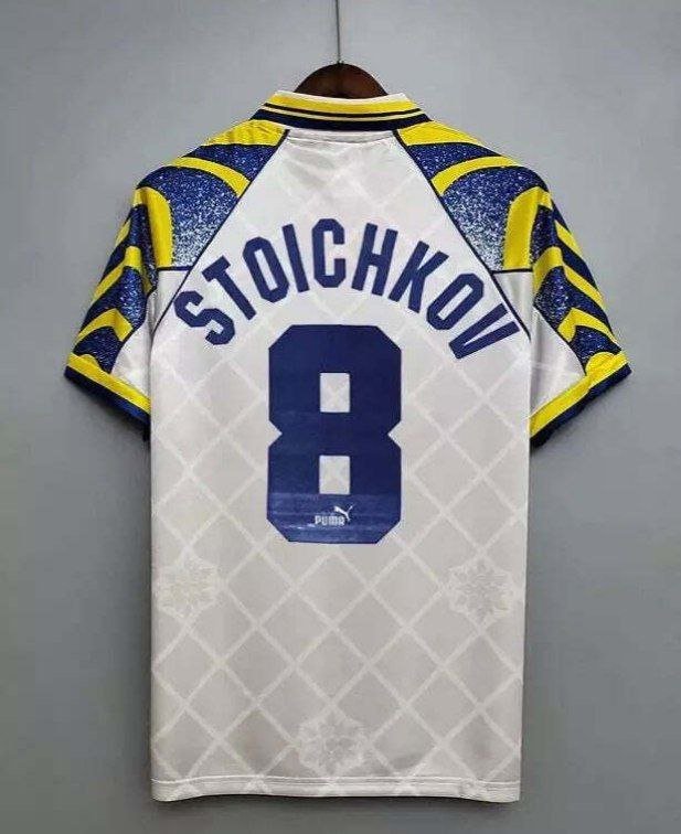Stoichkov Parma 1995-1996 Retro Jersey Away Soccer Retro Jersey