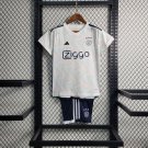 Ajax Jersey Kids 23 24 Away Soccer Shirt Kids Jersey