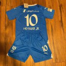 AL Hilal 23 24  Neymar JR  Kids Home Soccer Shirt Kids AL Hilal