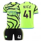 Arsenal 23 24 RICE Jersey  Kids Away Children Soccer Shirt youth Jersey Kit Arsenal