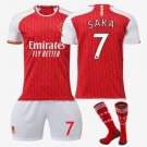 Arsenal SAKA Kids Home 23 24 Soccer Shirt Kids