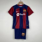 Barcelona Jersey Kids Home 23 24 Soccer Shirt Jersey Kids