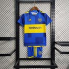Boca Juniors 2023 2024 Jersey Kids Home children Soccer Shirt youth Jersey Kit