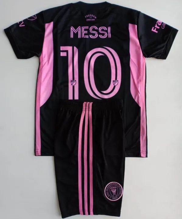 Inter Miami MESSI Jersey Kids Away 23 24 Soccer Shirt Kids Jersey_3