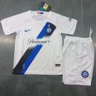 Inter Milan 23 24 Jersey Away Kids Children Soccer Shirt youth Jersey Kit Inter Milan_2