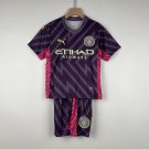 Manchester City 2023 2024 Jersey Kids Goalkeeper Soccer Shirt Kids Jersey_1