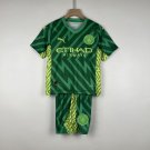 Manchester City 2023 2024 Jersey Kids Goalkeeper Soccer Shirt Kids Jersey_2