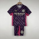 Manchester City Jersey Kids Goalkeeper 23 24 Soccer Shirt Kids Jersey