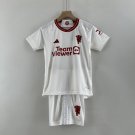 Manchester United 2023 2024 Jersey Kids Away children Soccer Shirt youth Jersey Kit