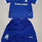 Marseille 23 24 Jersey Away Kids Children Soccer Shirt youth Jersey Kit Marseille