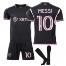 Miami Kids 23 24 Messi Away Soccer Shirt Kids Jersey_2