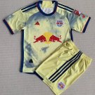 New York Red Bulls Jersey Kids 23 24 Away Soccer Shirt Kids Jersey