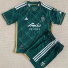 Portland Timbers Jersey Kids 23 24 Home Soccer Shirt Kids Jersey